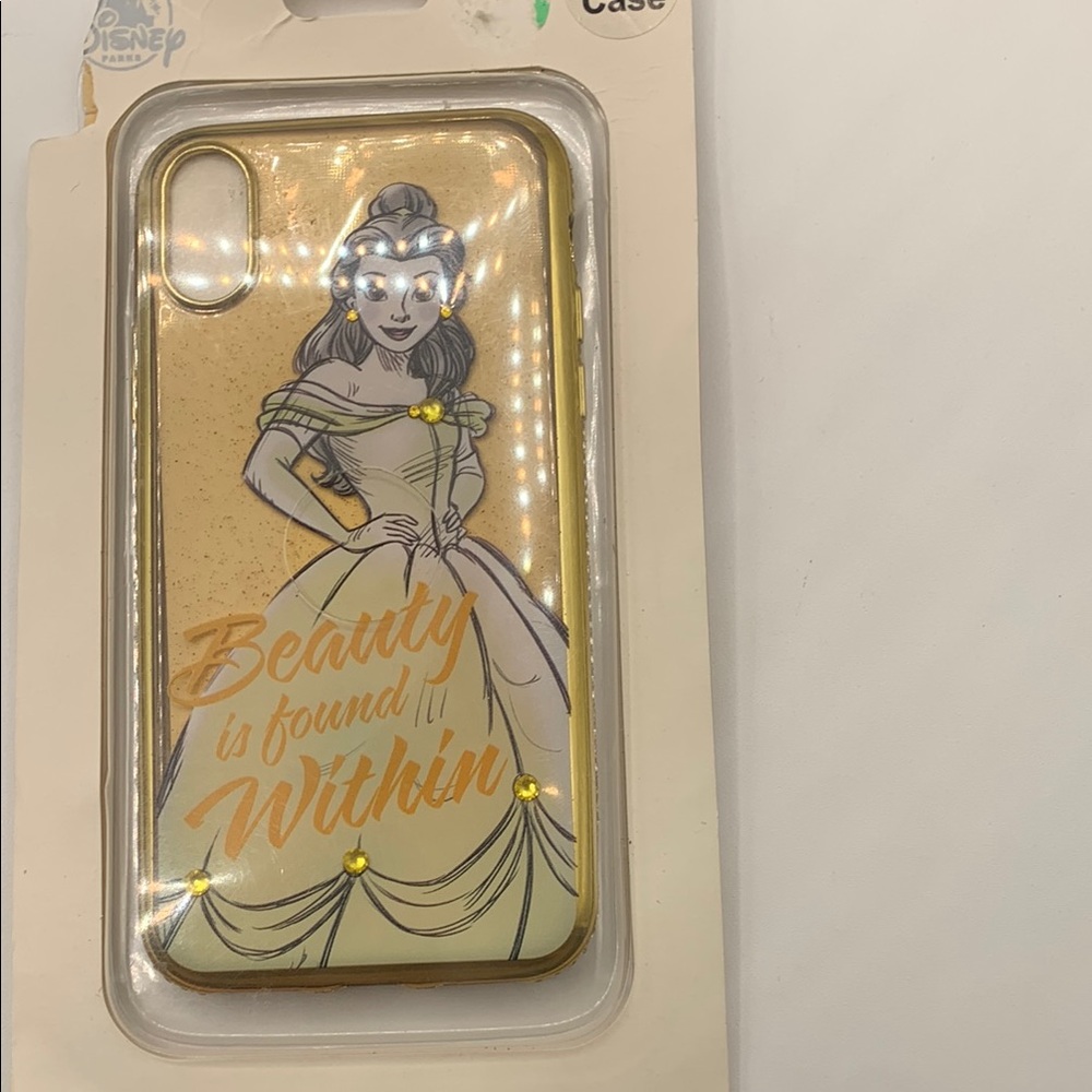 DISNEY Parks Belle Beauty And The Beast  iPHONE XS CASE COVER D-TECH Apple